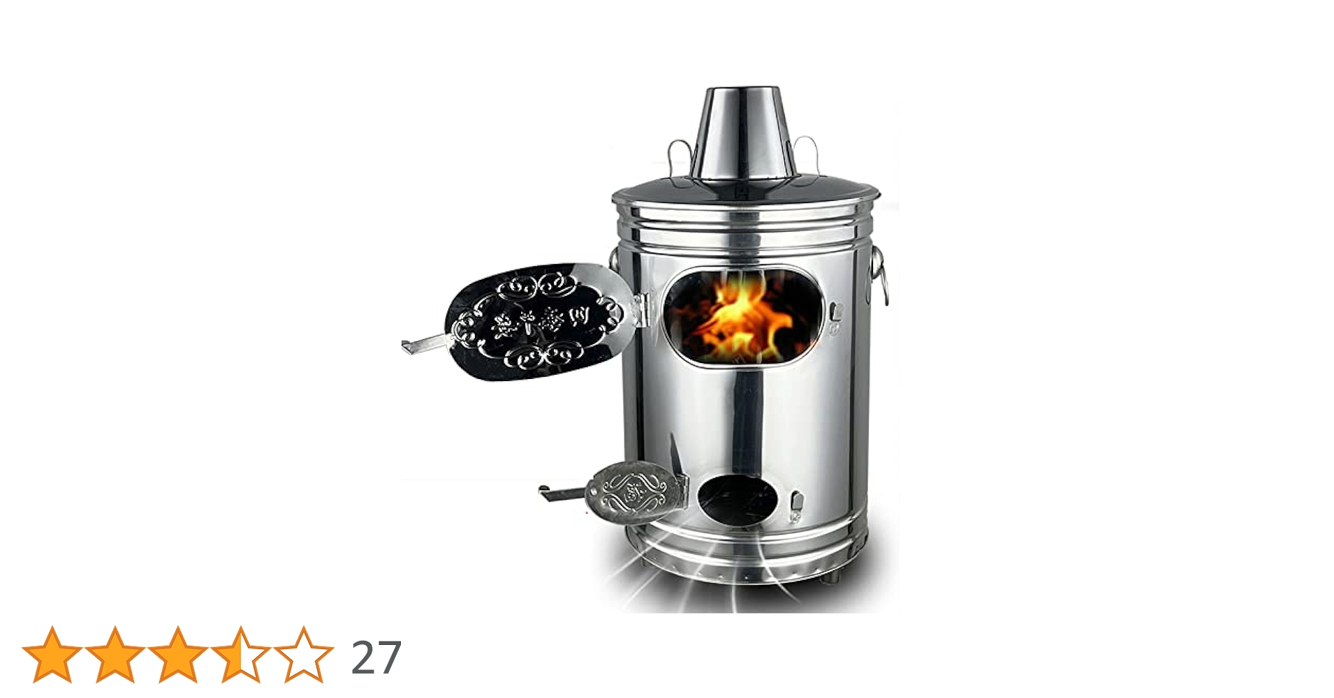 Amazon.co.jp: 焼却炉 家庭用 無煙 大型耐熱ペイントコート 煙突